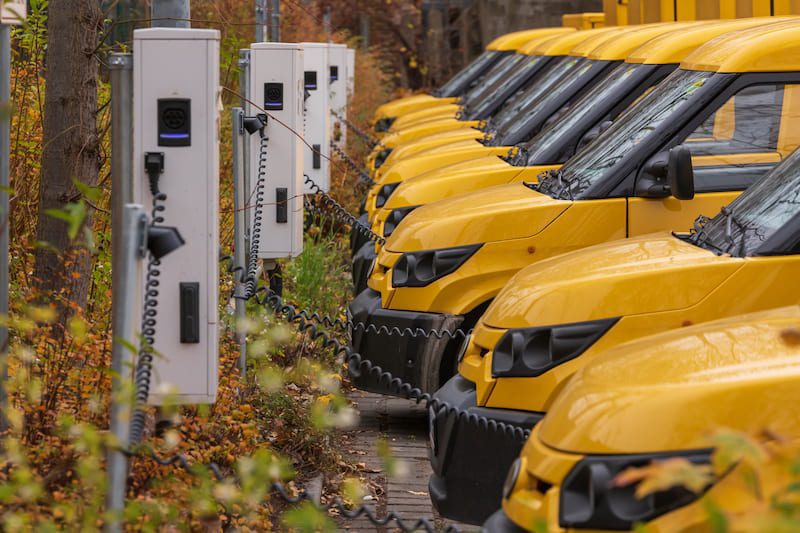 electric fleet helping towards sustainable workplaces