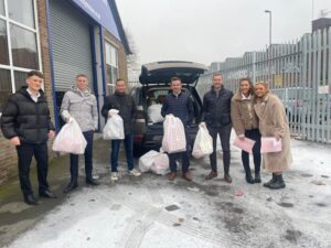 boden group's team going to Birmingham City Mission toylink project