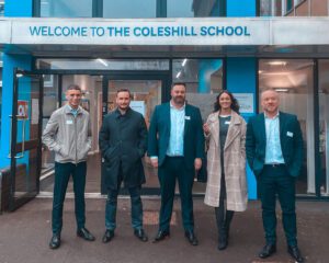 Boden Group and CBRE visiting Cosehill School